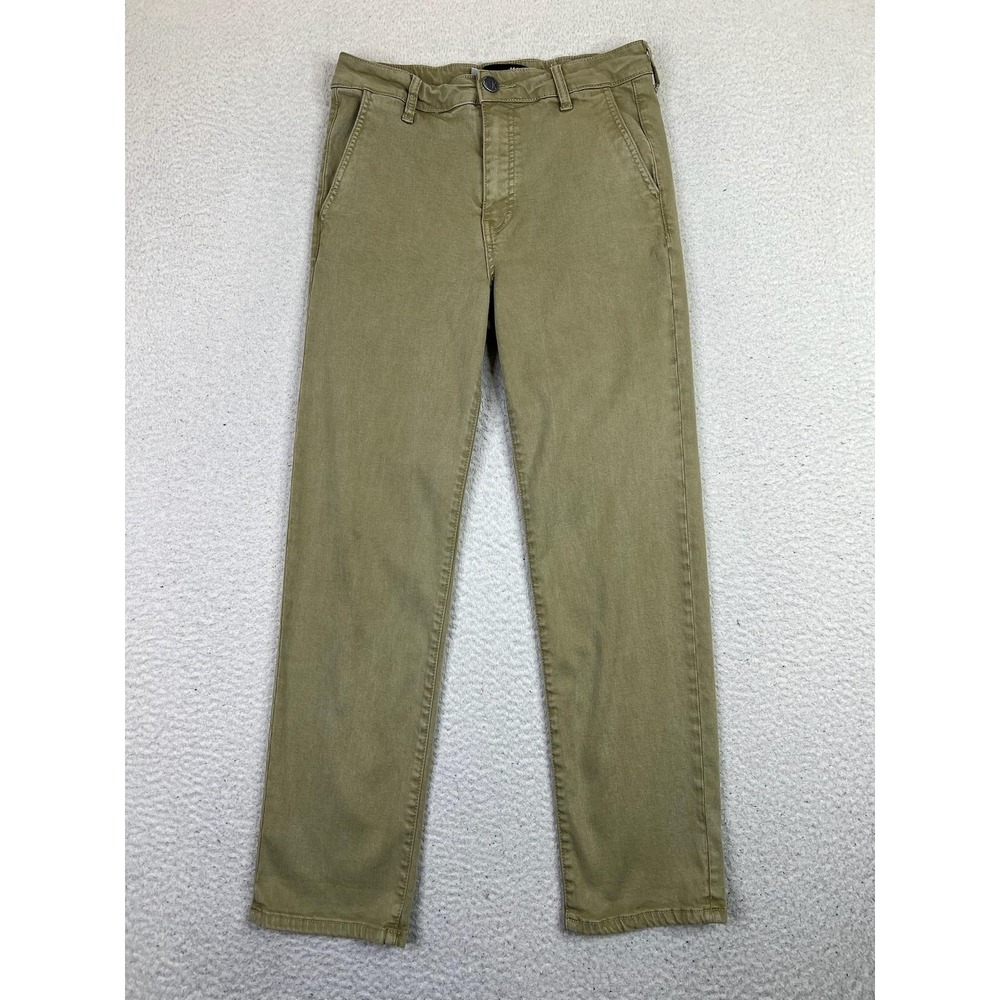 KUT From The Kloth Elizabeth Fab Trouser Pants Womens 6 Green High Rise Straight